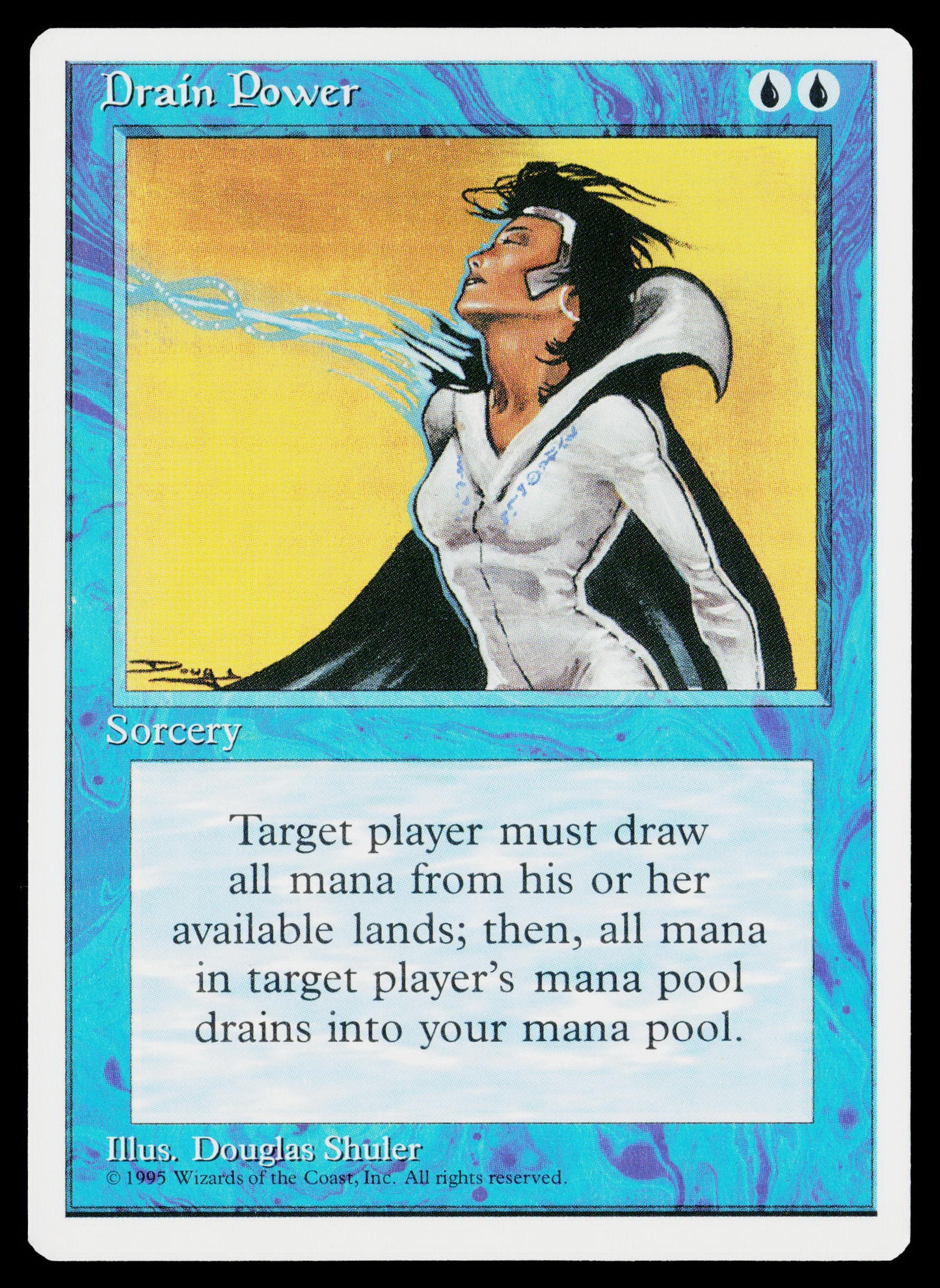 DRAIN POWER Magic the Gathering 4th Edition - NM-MINT Unplayed!