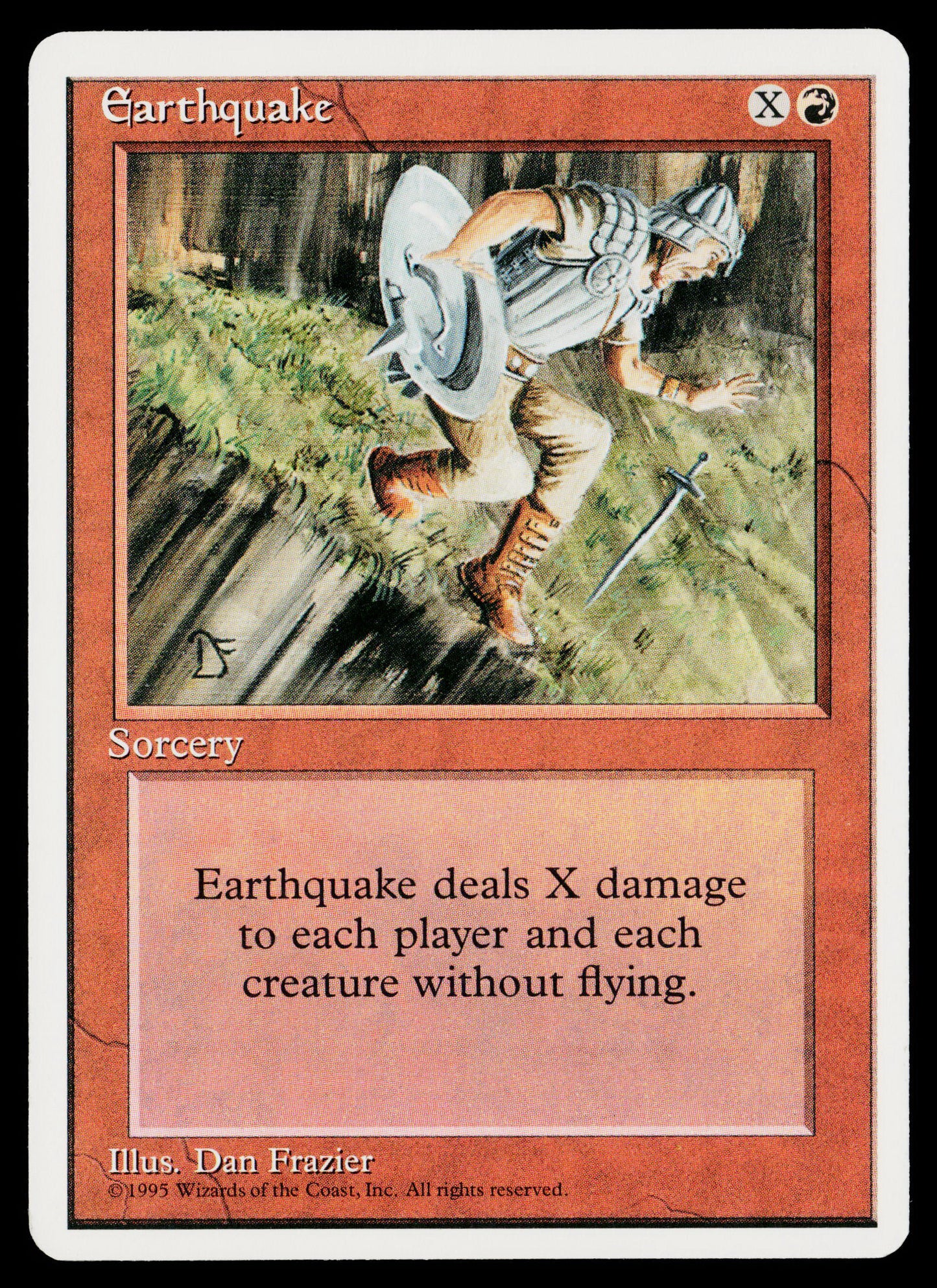 2x EARTHQUAKE Magic The Gathering MTG 4th Edition NM-MINT Unplayed