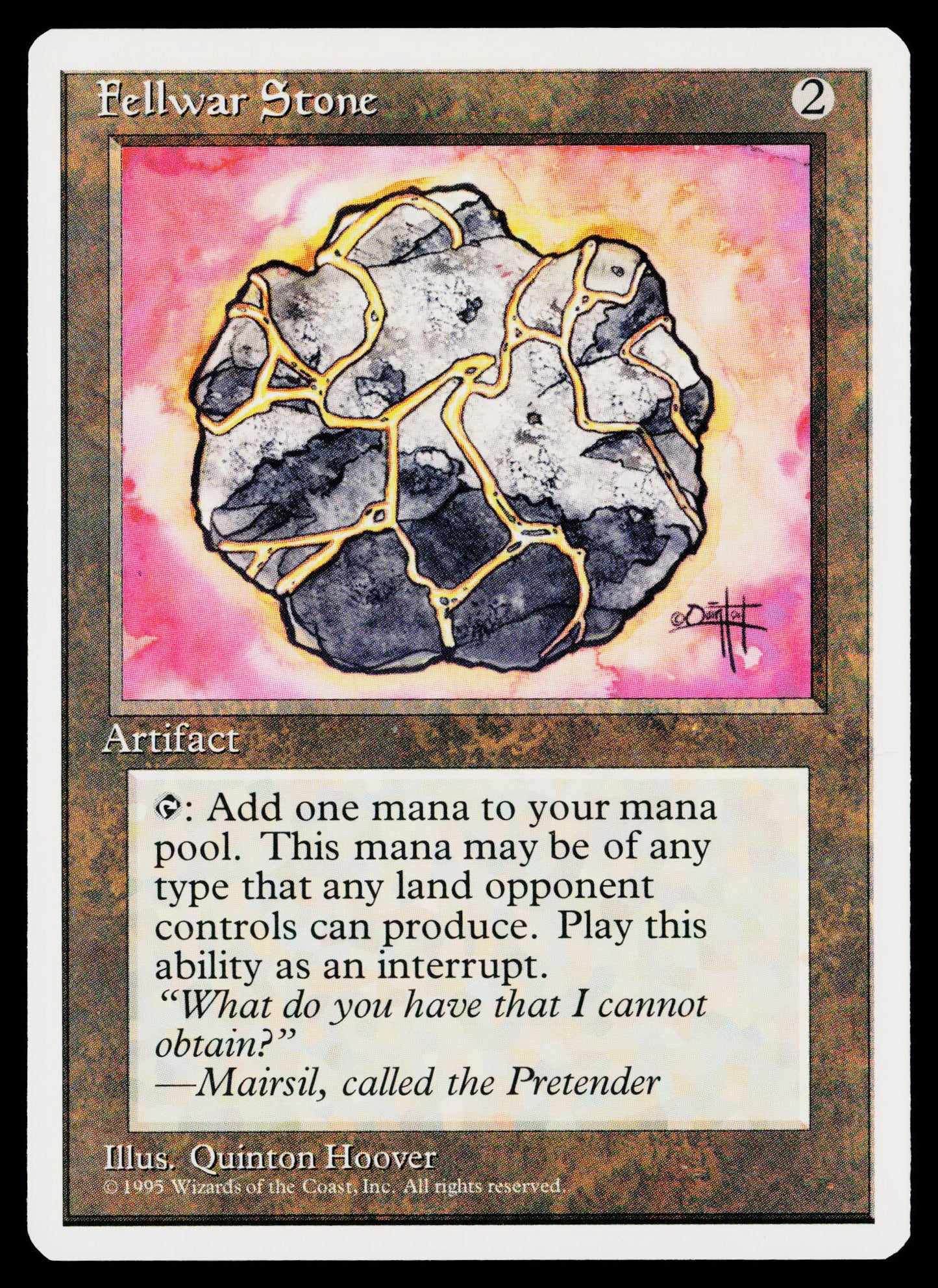 FELLWAR STONE Magic the Gathering MTG 4th Edition NM-MINT Unplayed