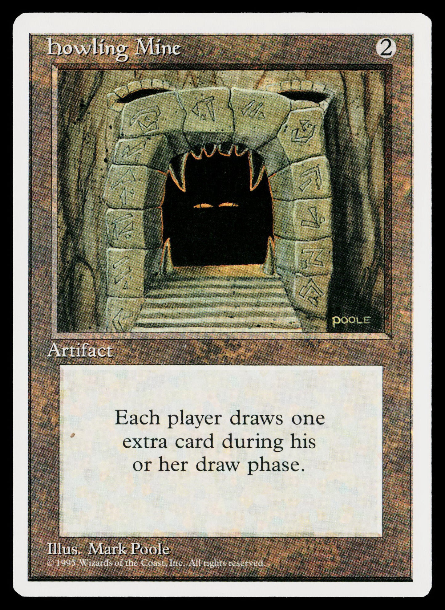 HOWLING MINE Magic the Gathering MTG 4th Edition NM-MINT Unplayed