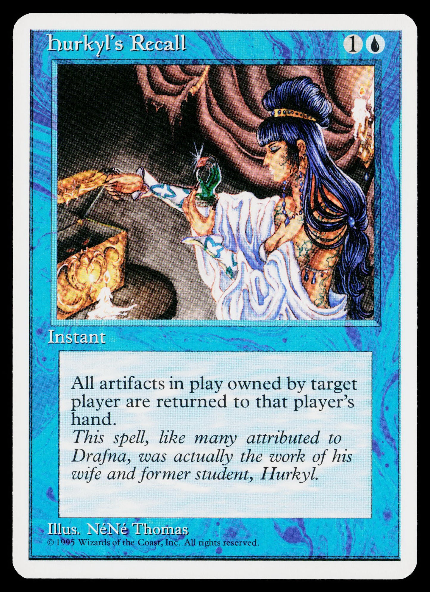 HURKYL'S RECALL Magic The Gathering MTG 4th Edition NM-MINT Unplayed