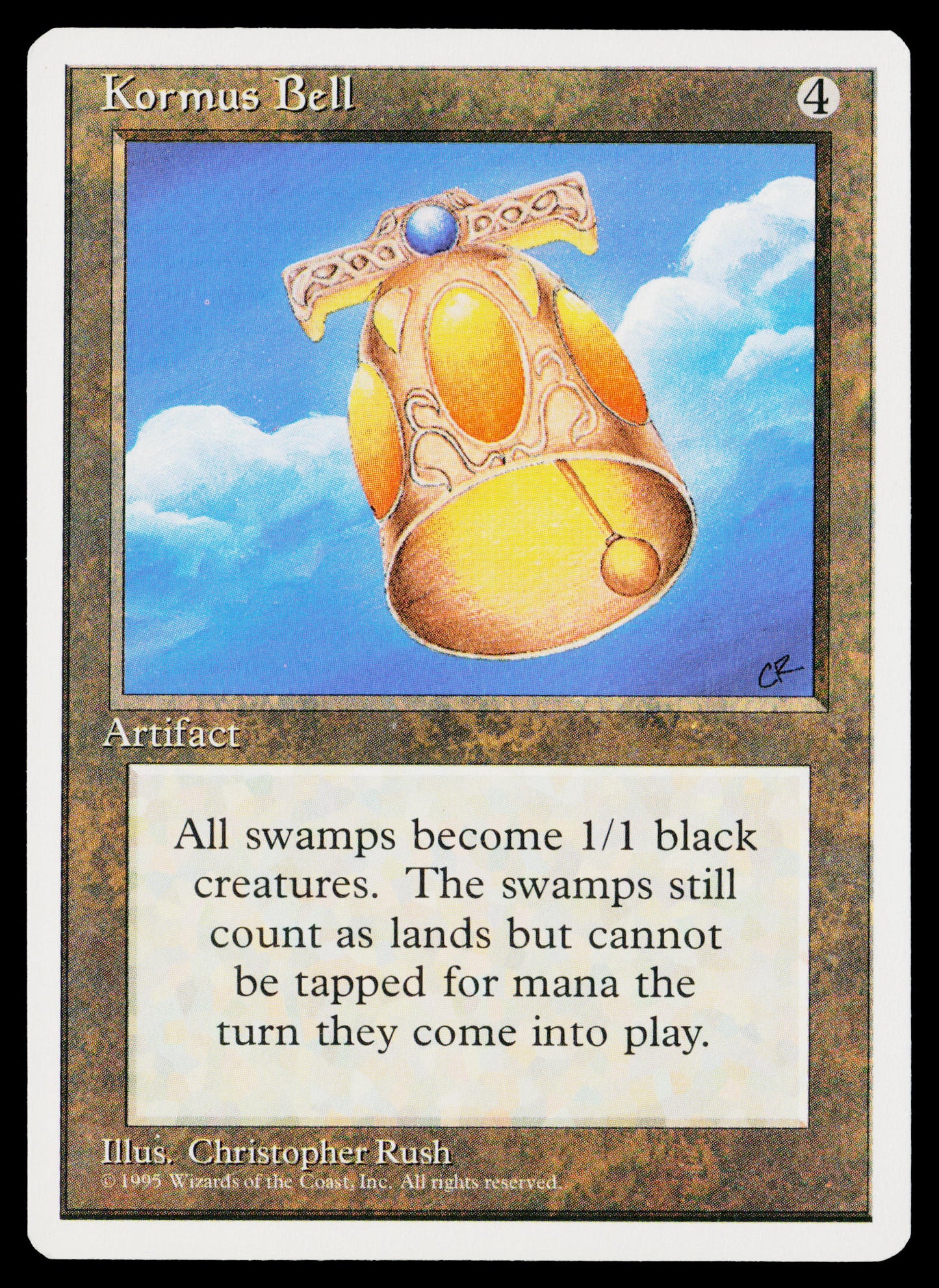 KORMUS BELL Magic The Gathering MTG 4th Edition NM-MINT Unplayed