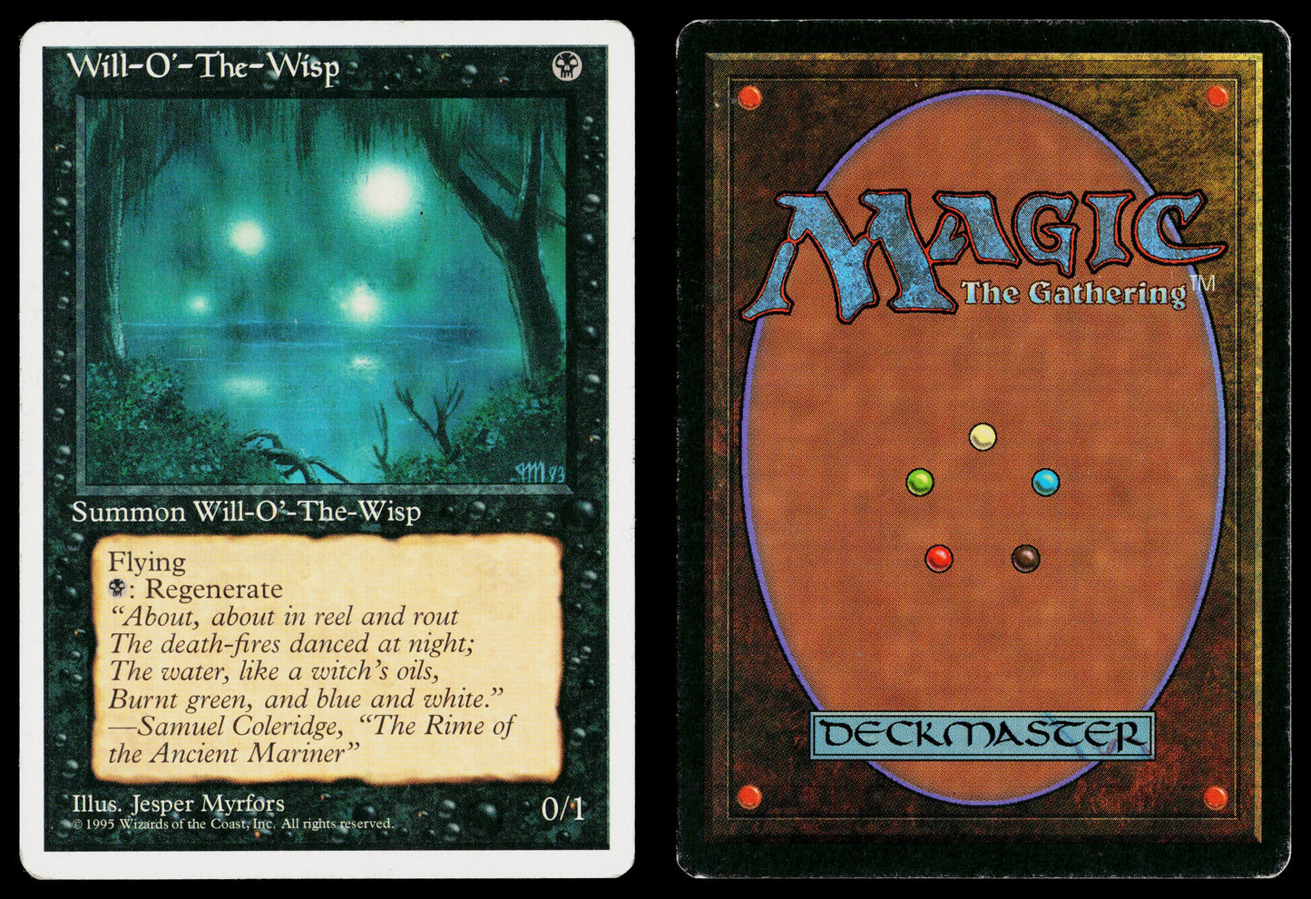 WILL-O'-THE WISP Magic The Gathering 4th Edition Unplayed NM-MINT
