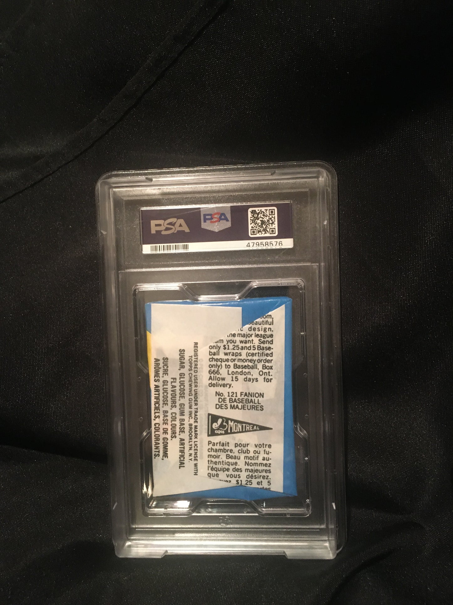 1986 Topps Baseball Graded Wax Pack PSA 8