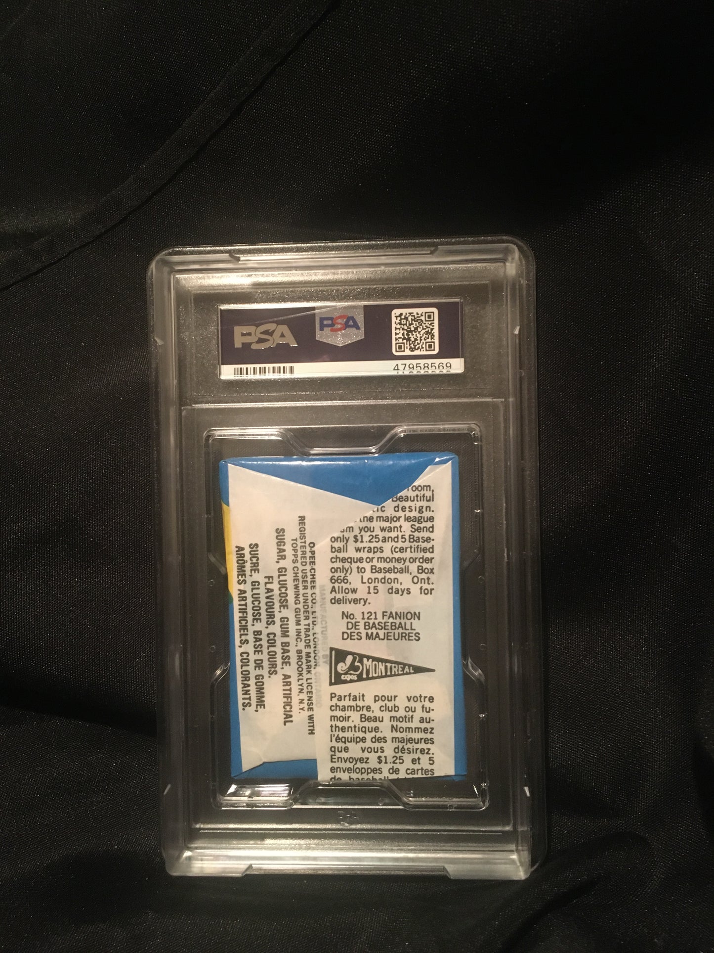 1986 Topps Baseball Graded Wax Pack PSA 7
