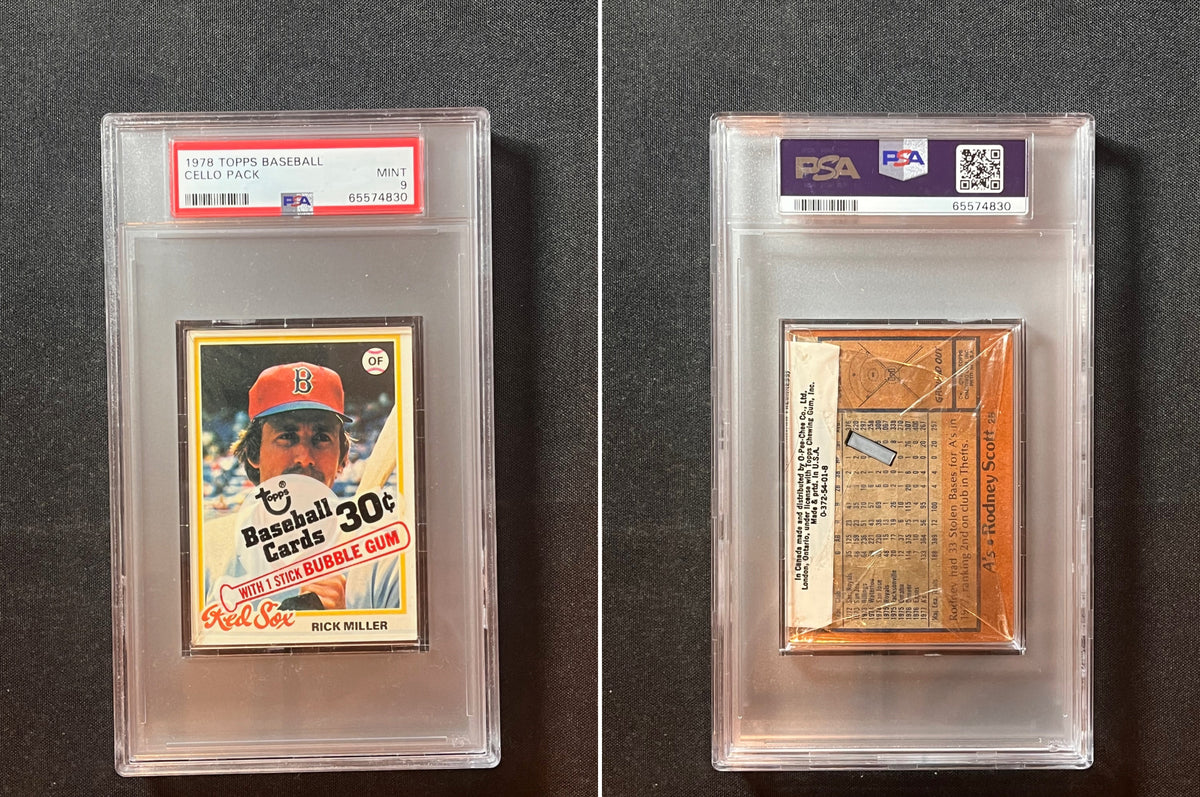 Two PSA-graded vintage baseball cards in clear plastic grading cases, shown side by side against a dark background. The left card is a 1962 Topps baseball card graded MVP/VP, and the right card is a 1966 Topps baseball card graded 95/740.