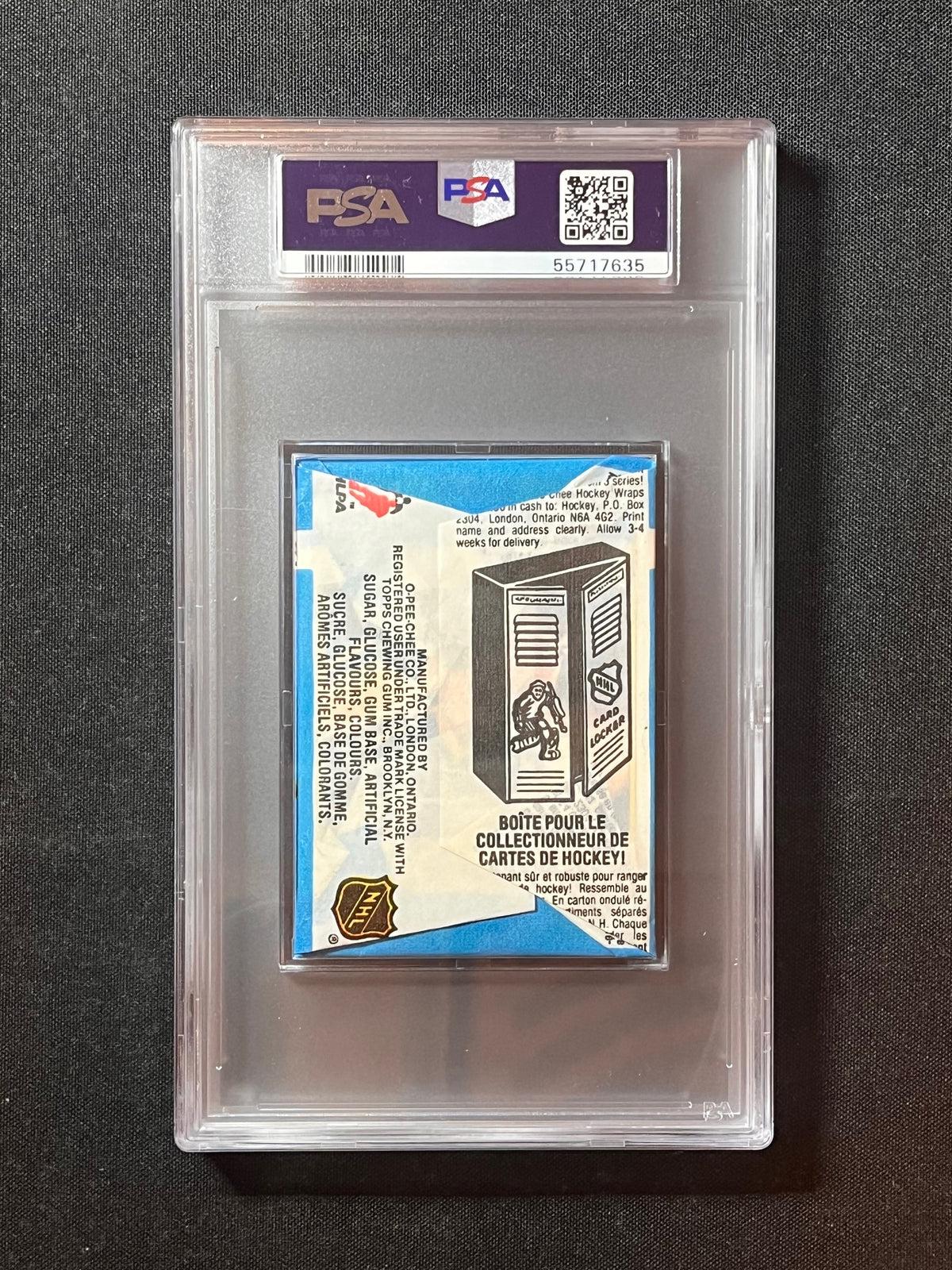 1982 O-Pee-Chee Hockey Wax Pack – PSA 8