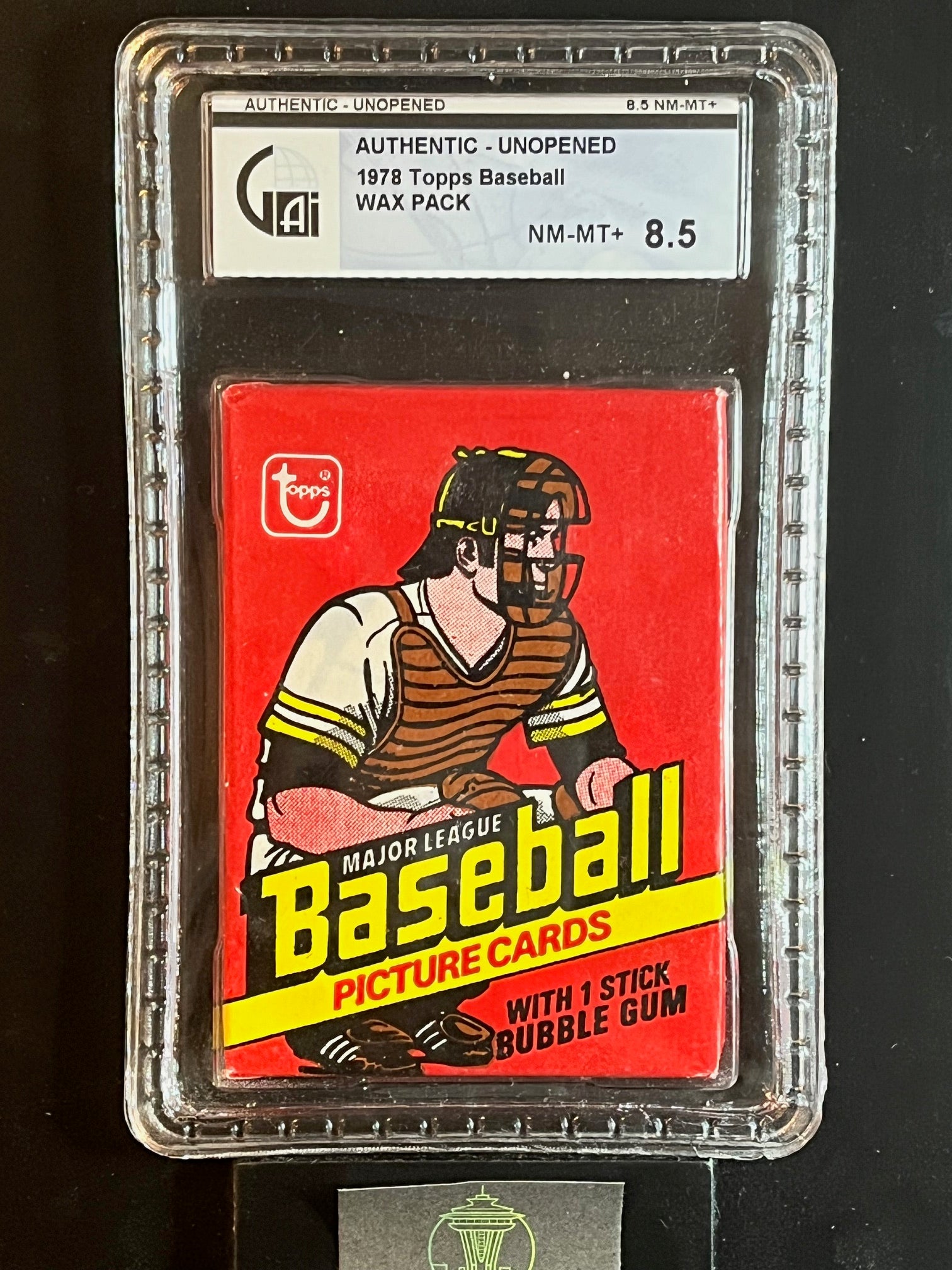 1978 Topps Baseball Graded Wax Pack GAI 8.5 – EC