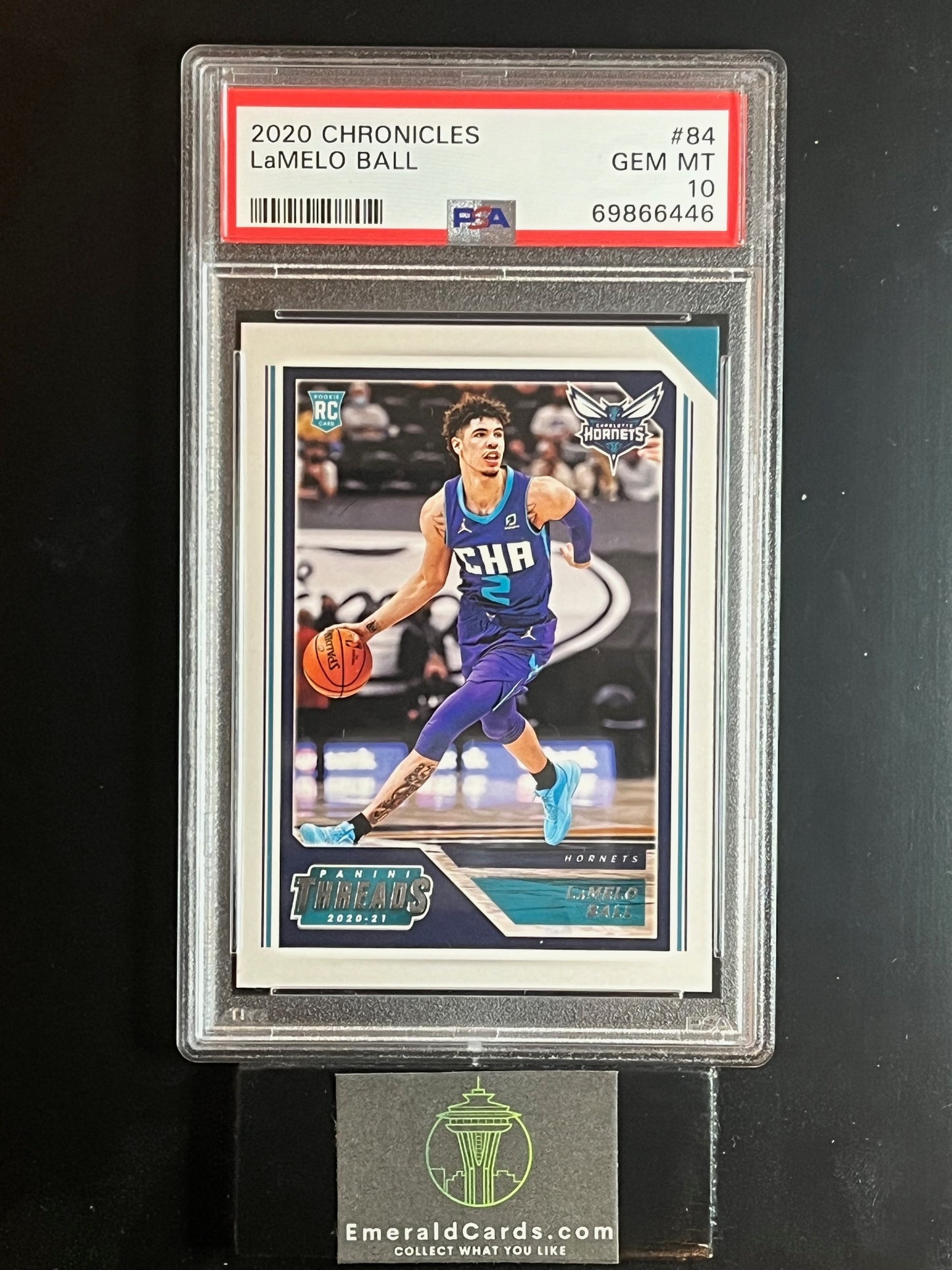 2020 Panini Chronicles LAMELO BALL ROOKIE RC PSA 10