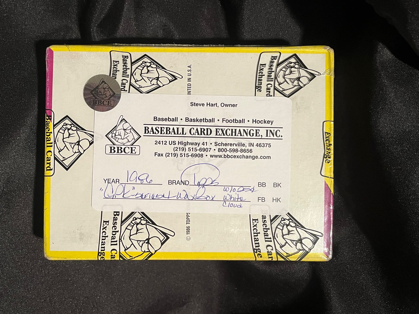 1986 Series 4 Garbage Pail Kids BBCE Sealed Box