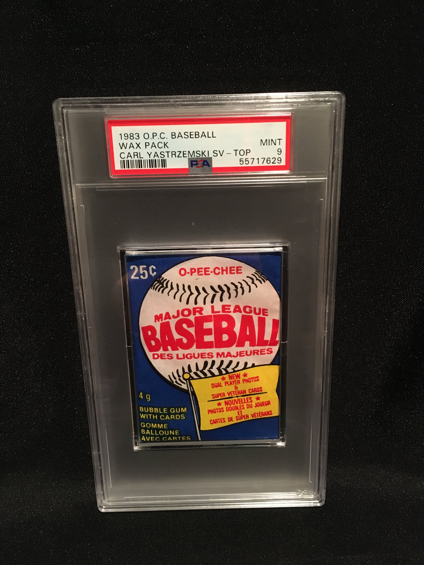 1983 OPC O-Pee-CHEE Baseball Wax Pack MINT PSA 9 - CARL YASTRZEMSKI TOP! POP 2