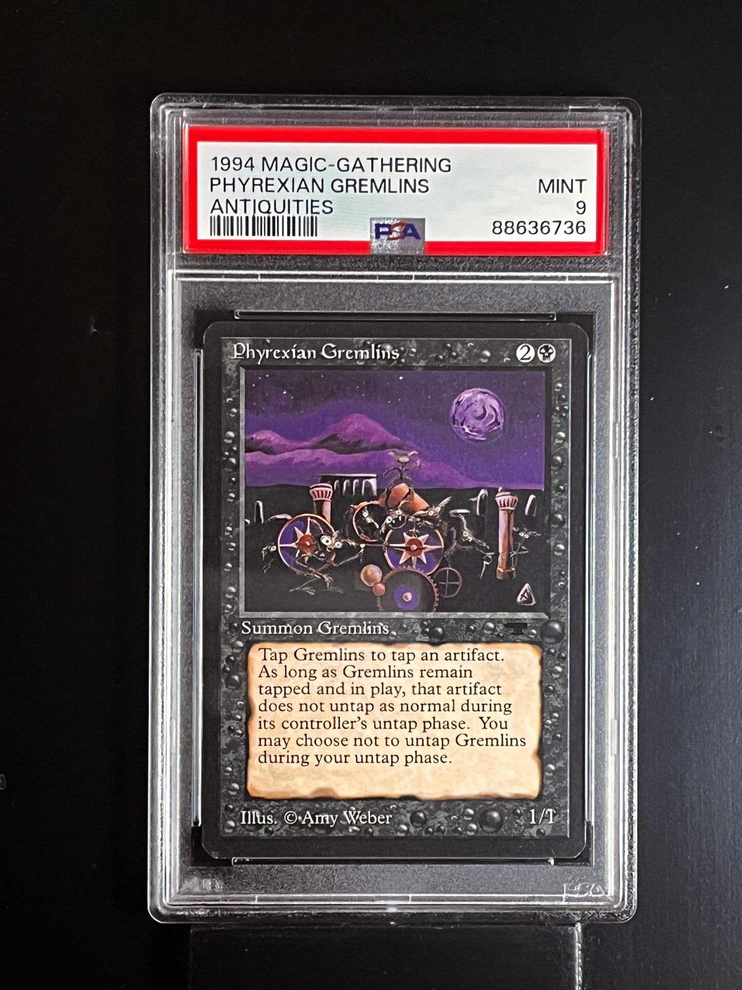 PHYREXIAN GREMLINS MTG Magic the Gathering Antiquities PSA 9
