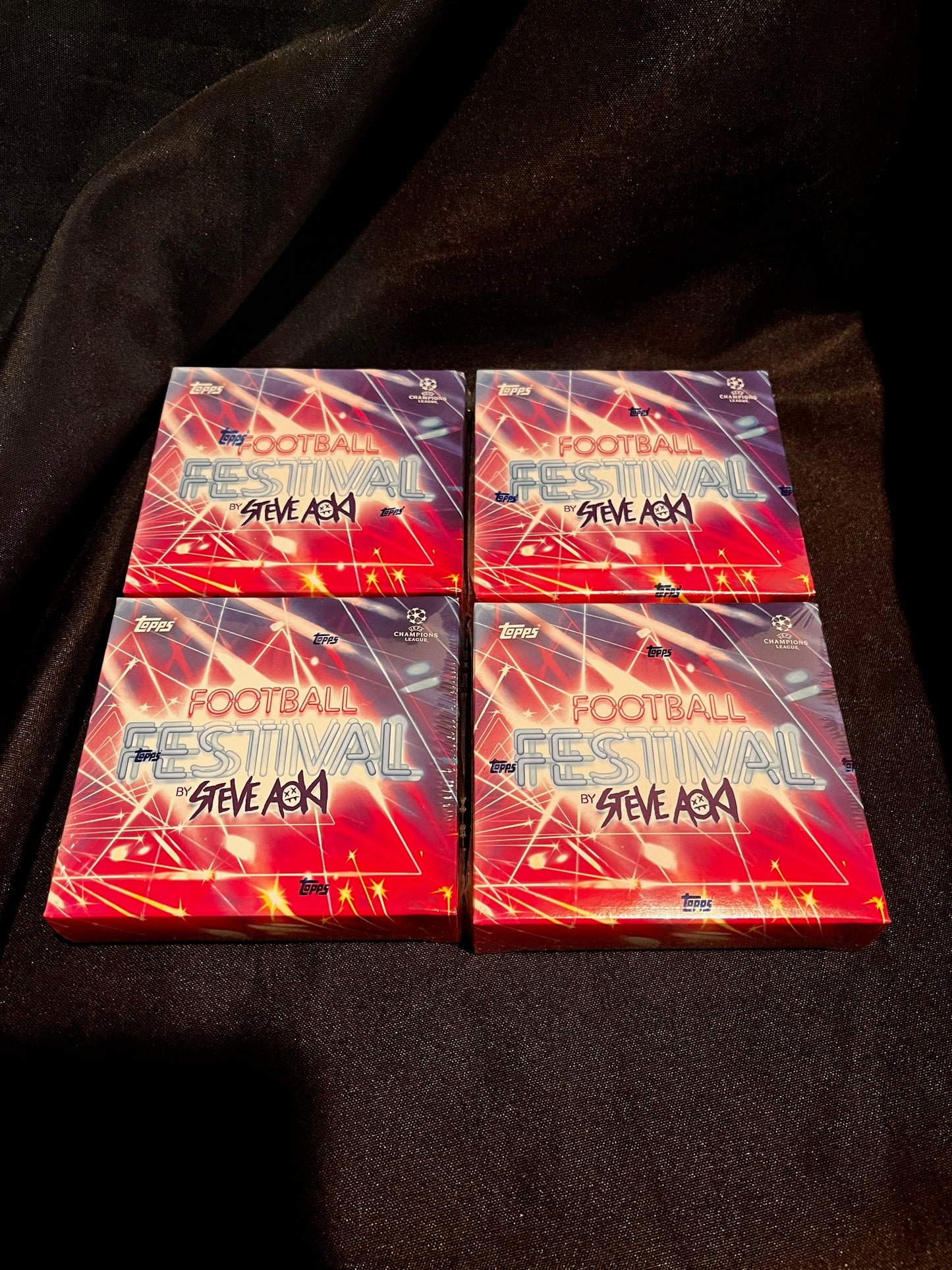 2020-21 Topps Football Festival Steve Aoki UEFA Champions League Soccer Box