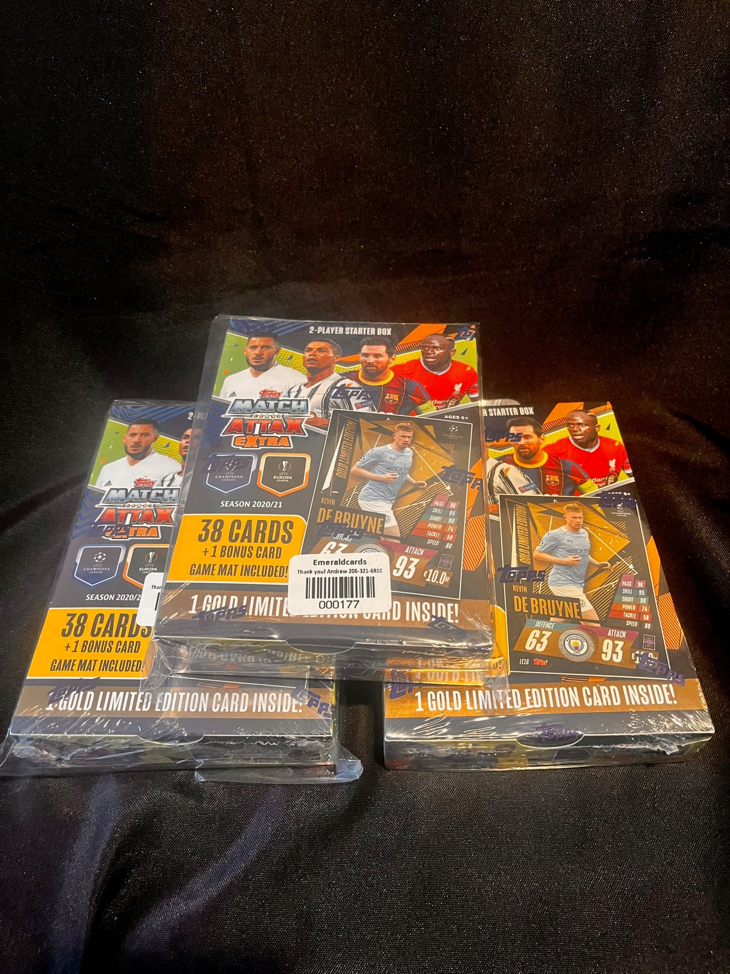 2020-21 Topps Match Attax Extra UEFA Champions League Soccer Hanger Box