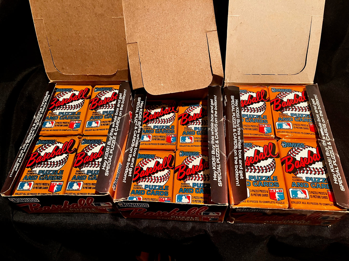 1987 Donruss Wax Packs (5 Pack Lot)