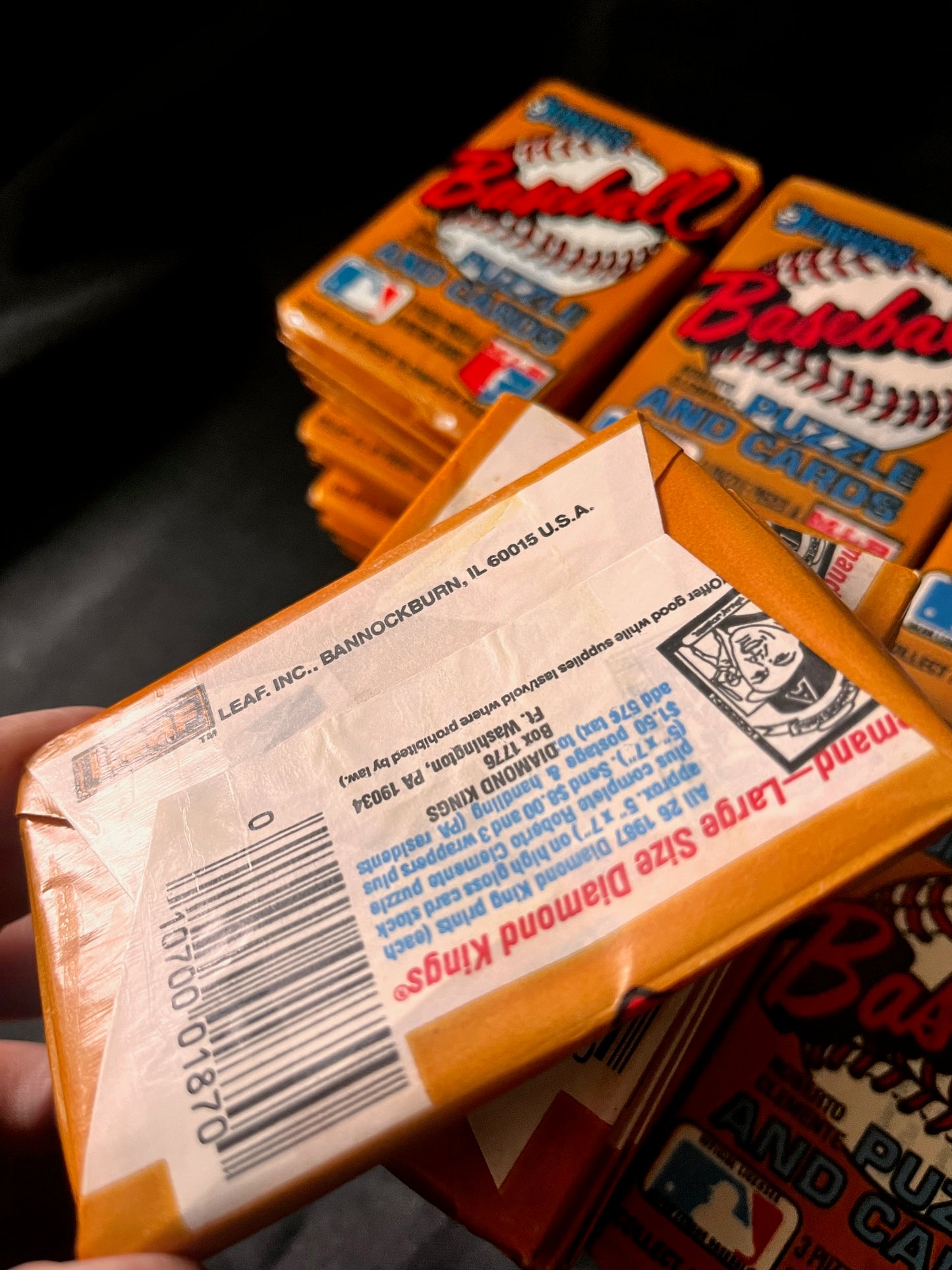 1987 Donruss Wax Packs (5 Pack Lot)