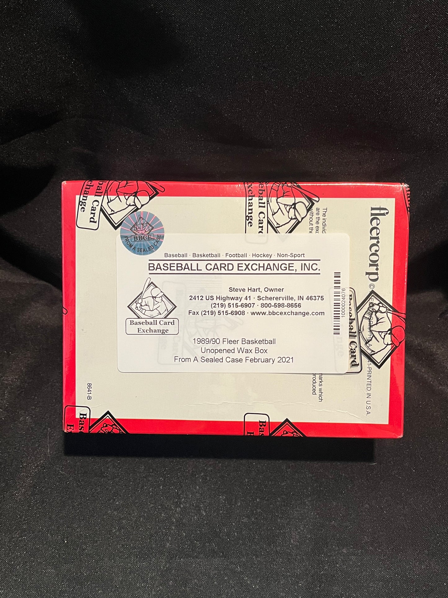 1989 Fleer Basketball BBCE FASC Sealed Box
