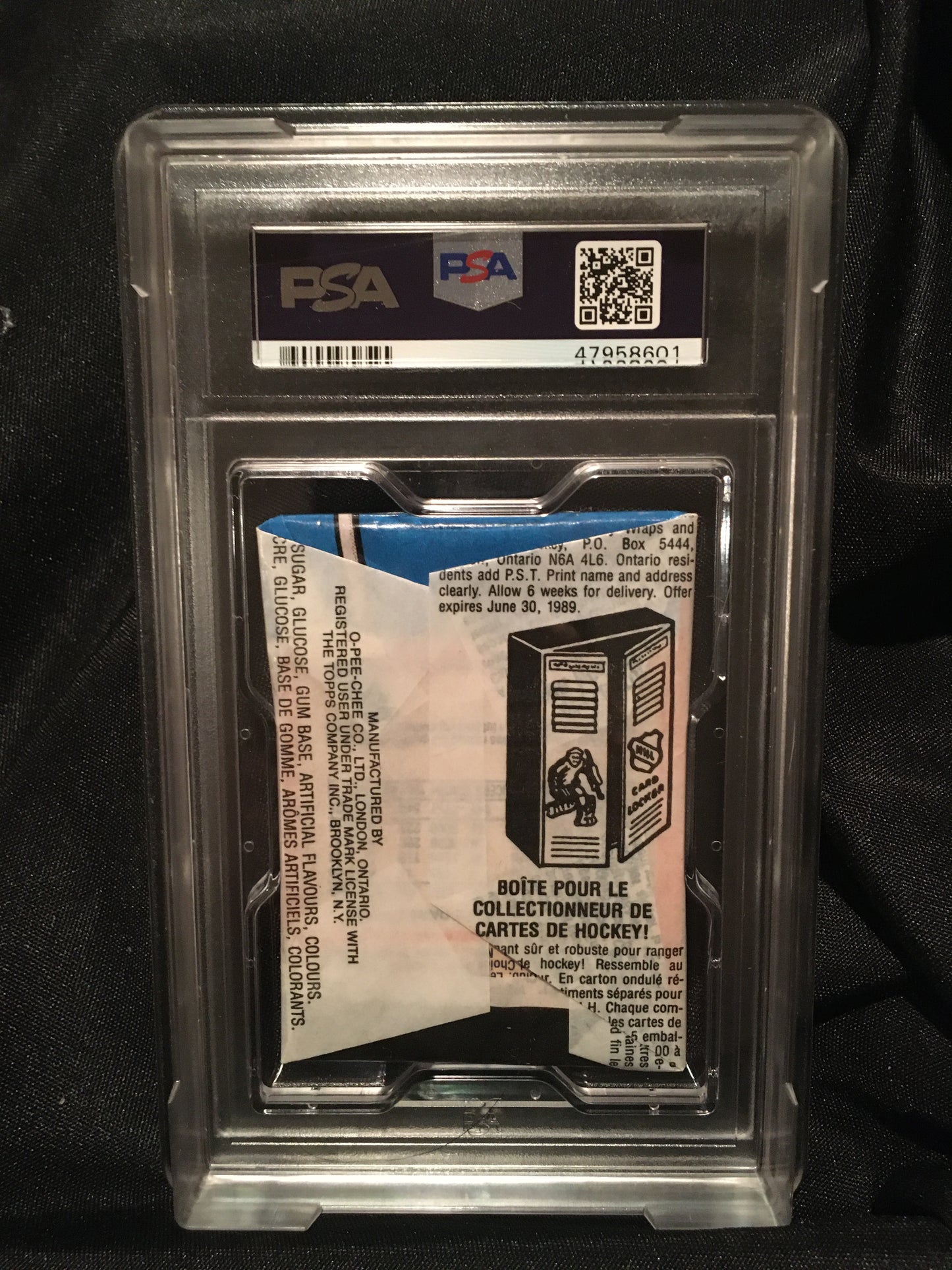 1988 O-PEE-CHEE OPC HOCKEY WAX PACK PSA 8 OPC UNOPENED SEALED