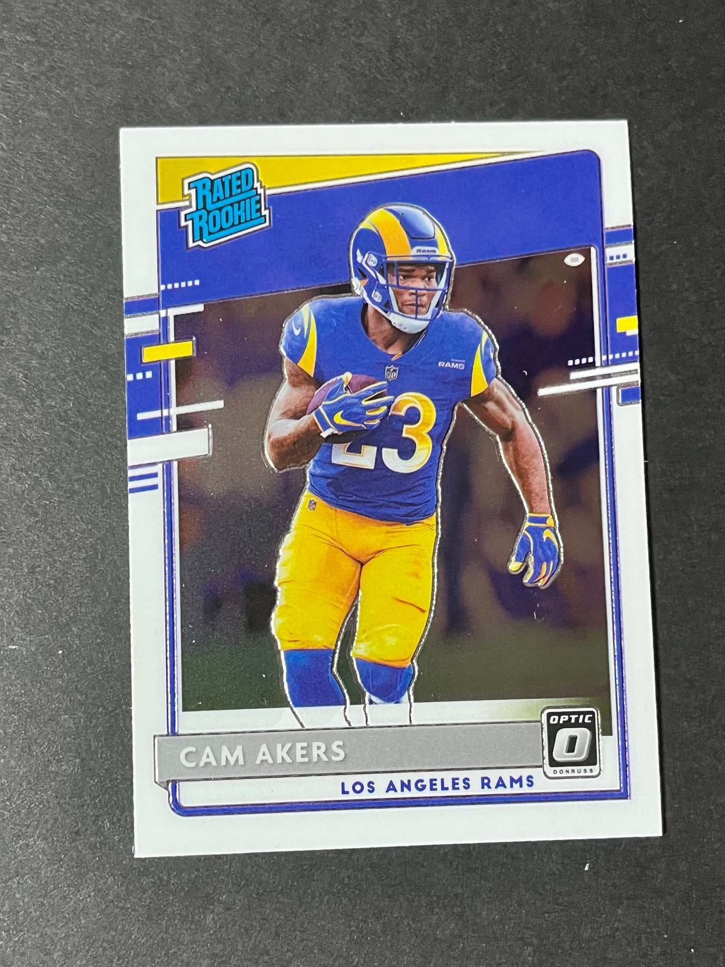 (7) Card Lot - 2020 Donruss, Absolute, Chronicles, Prizm- Cam Akers RC