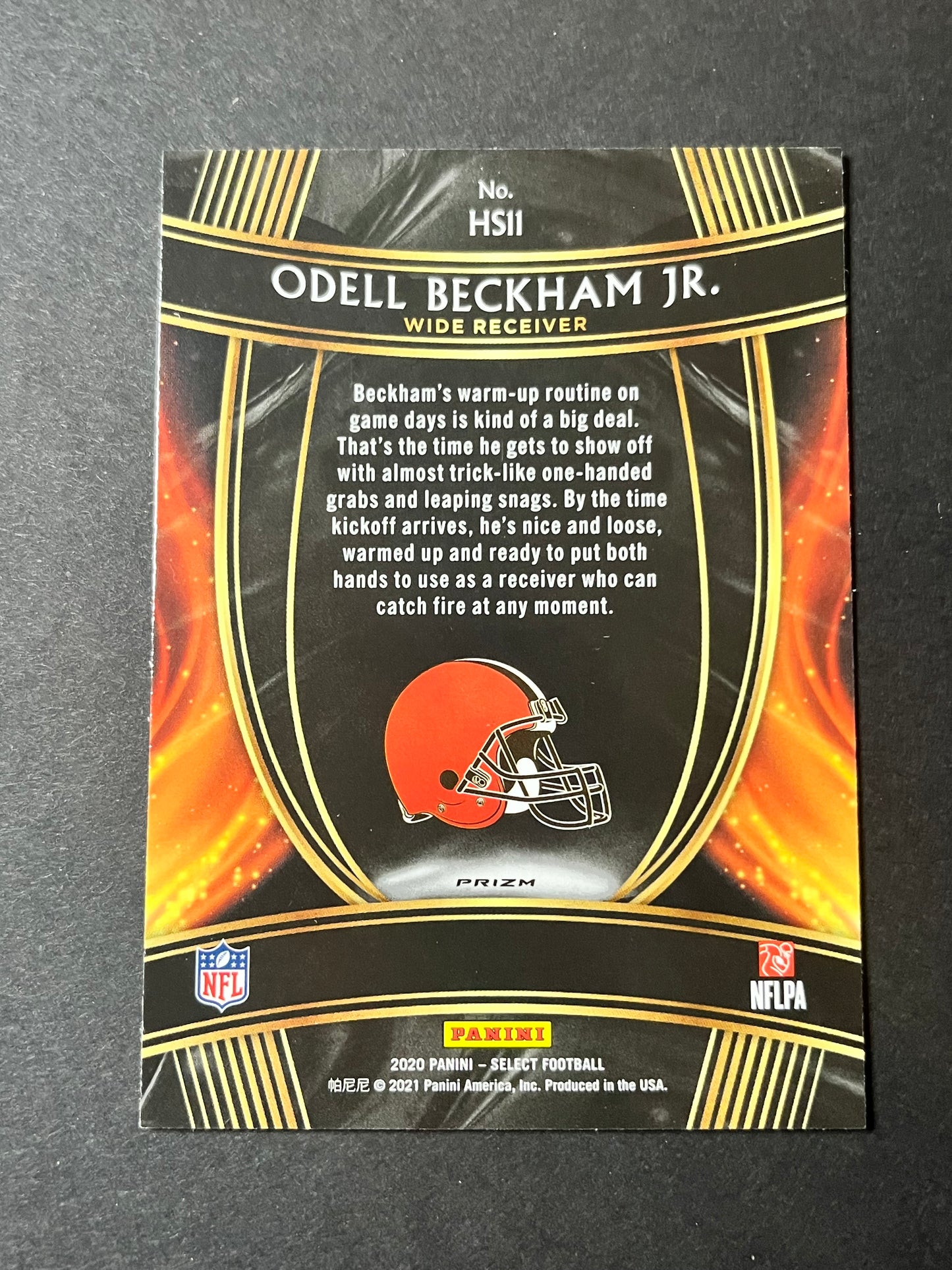 2020 Panini Select HOT STARS SILVER Odell Beckham Jr #HS11