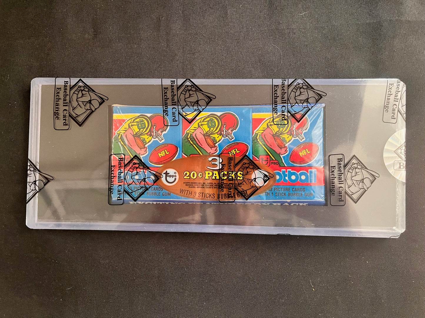 1979 Topps Football Wax Pack Tray - BBCE Authenticated