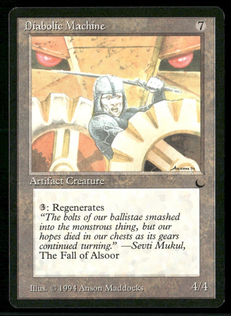 1994 Magic: The Gathering The Dark Diabolic Machine – 2-Card Lot, NM-Mint - front