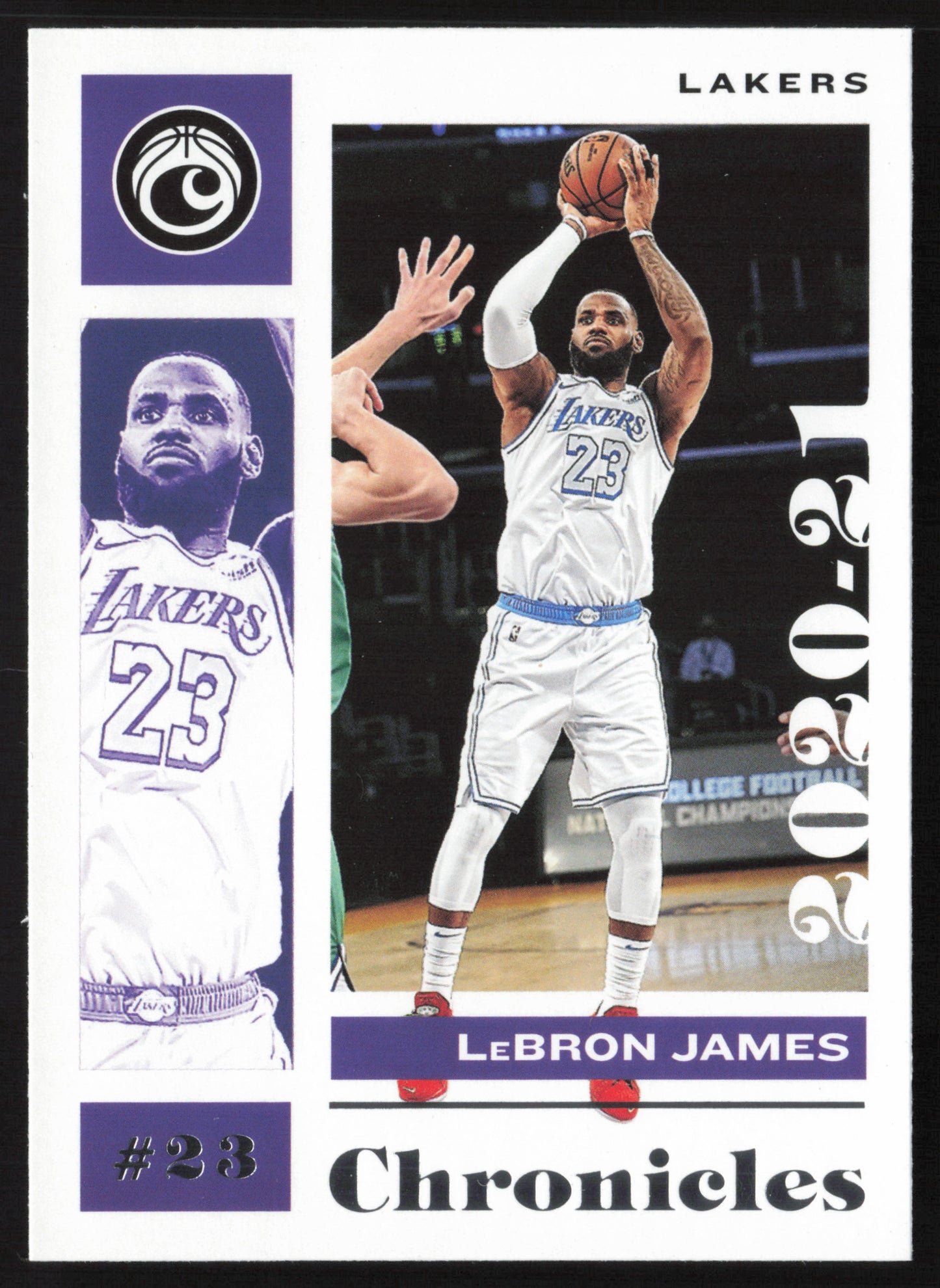 LeBron James 2020-21 Panini Chronicles Basketball #46 Los Angeles Lakers