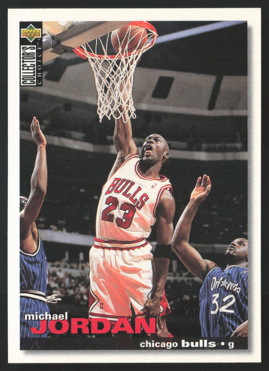 1995-96 Collectors Choice Michael Jordan #45 Bulls