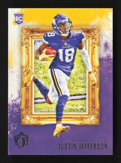 2020 Panini Chronicles Justin Jefferson Gridiron Kings RC #GK-13 Vikings