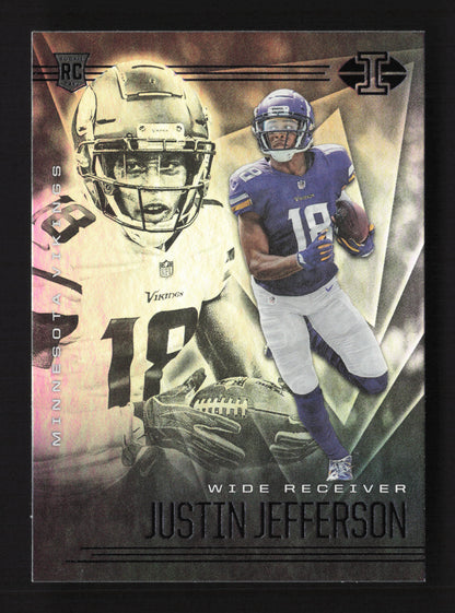 2020 Panini Illusions Justin Jefferson #22 Minnesota Vikings