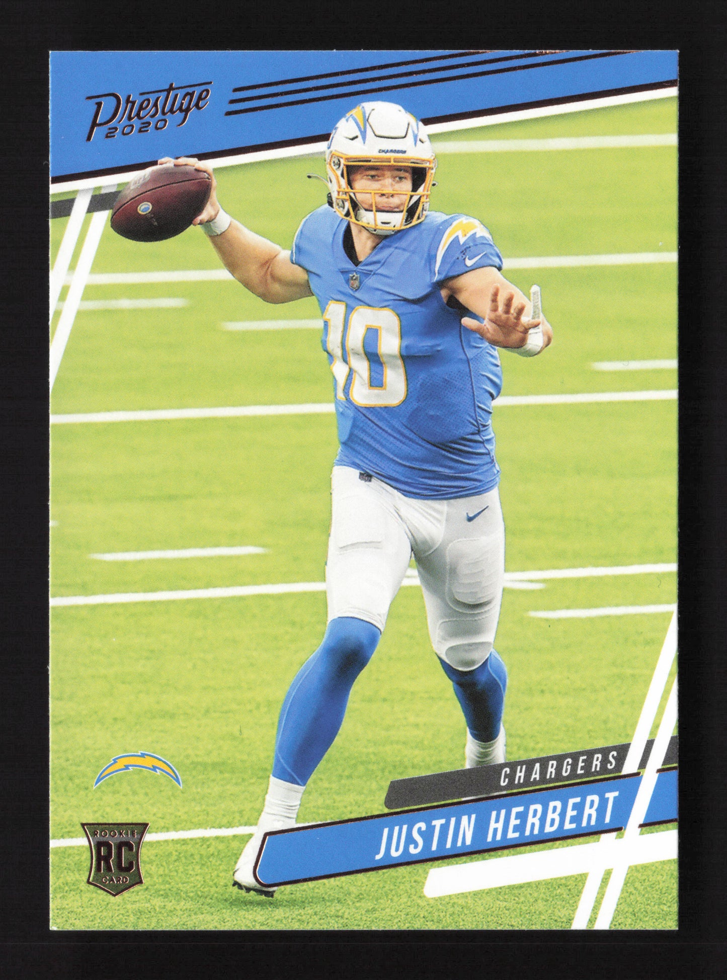 2x 2020 Panini Chronicles - Prestige Rookies #303 Justin Herbert (RC) QTY 2!