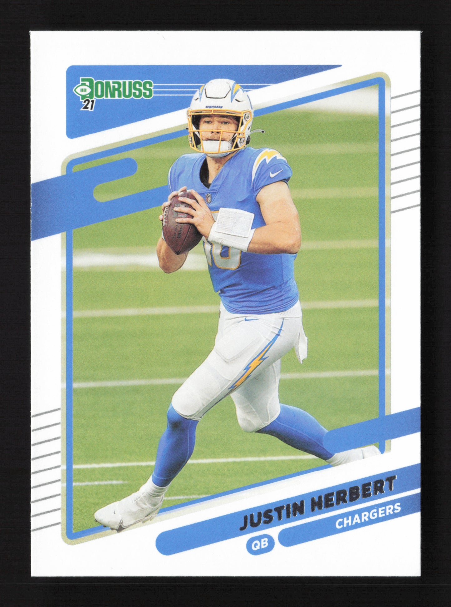 4x 2021 Panini Donruss Justin Herbert #70 & #HI-22  Justin Herbert QTY 4 CARDS!