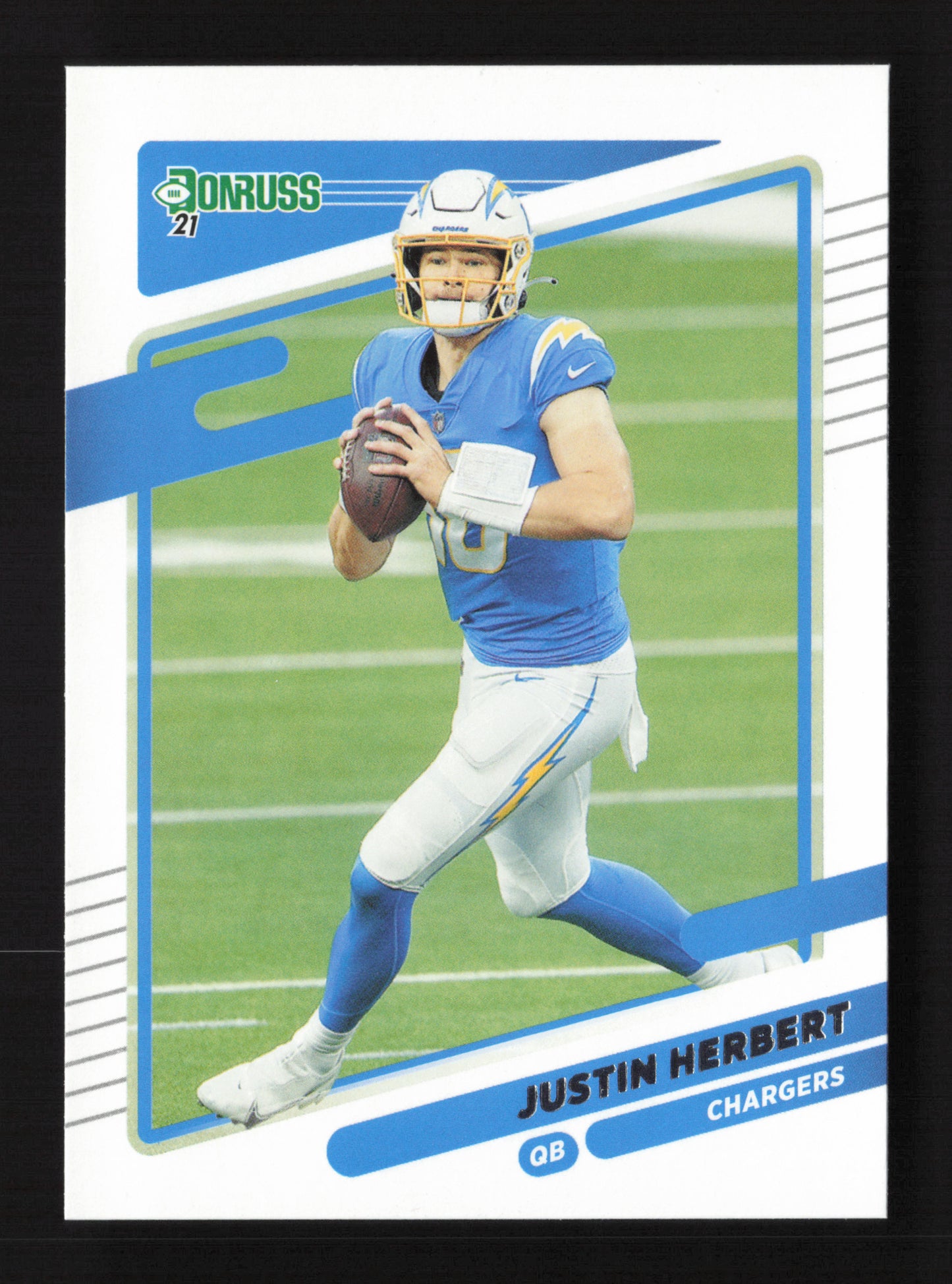 4x 2021 Panini Donruss Justin Herbert #70 & #HI-22  Justin Herbert QTY 4 CARDS!