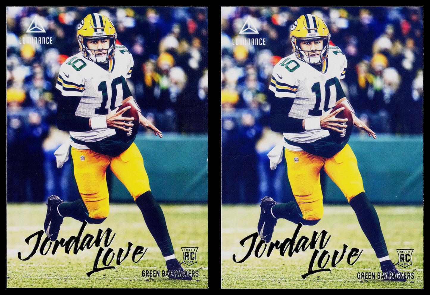 2x 2020 Panini Chronicles Luminance Jordan Love Rookie Card 204 QTY 2 cards!