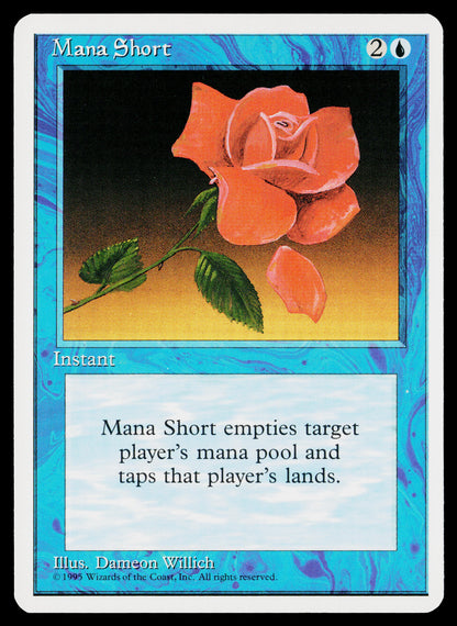 MANA SHORT Magic the Gathering MTG 4th Edition Unplayed
