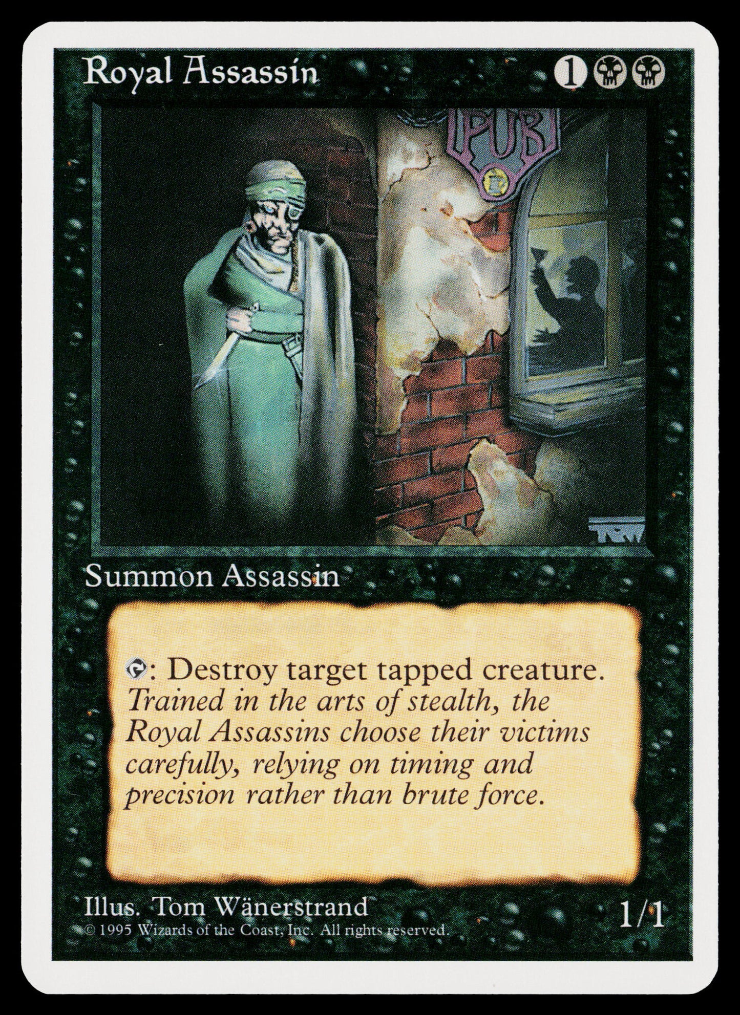 ROYAL ASSASSIN Magic The Gathering MTG 4th Edition NM-MINT Unplayed