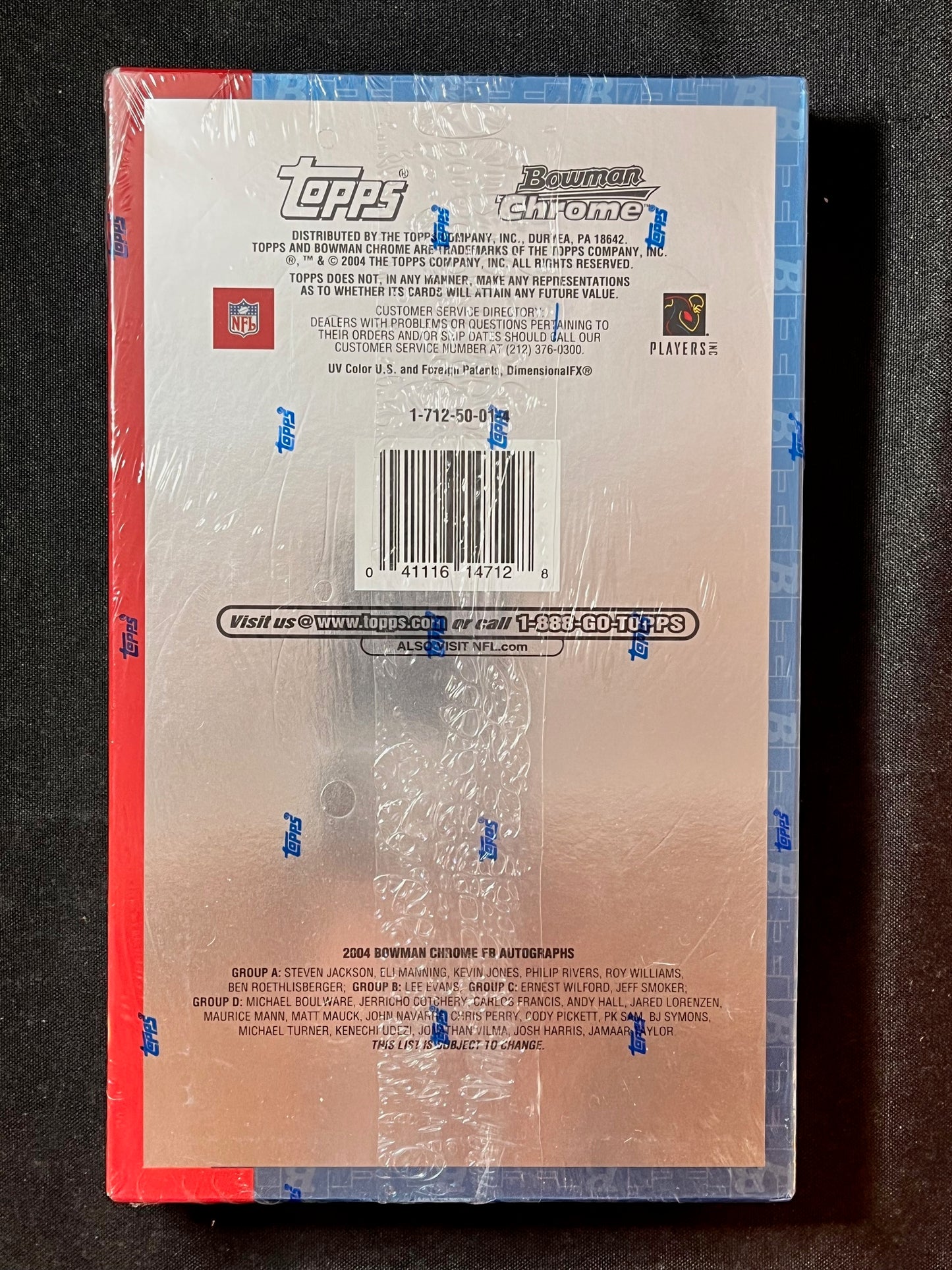 2004 Bowman Chrome Sealed Hobby Box