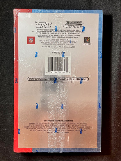 2004 Bowman Chrome Sealed Hobby Box
