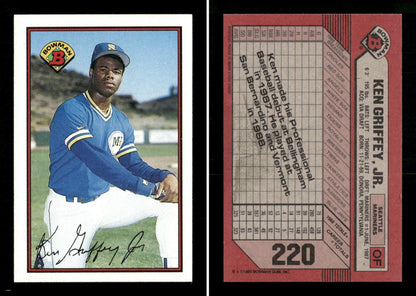 1989 Bowman Baseball Ken Griffey Jr RC Rookie Card