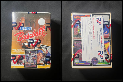1987 Donruss Baseball Wax Box RVP FASC !