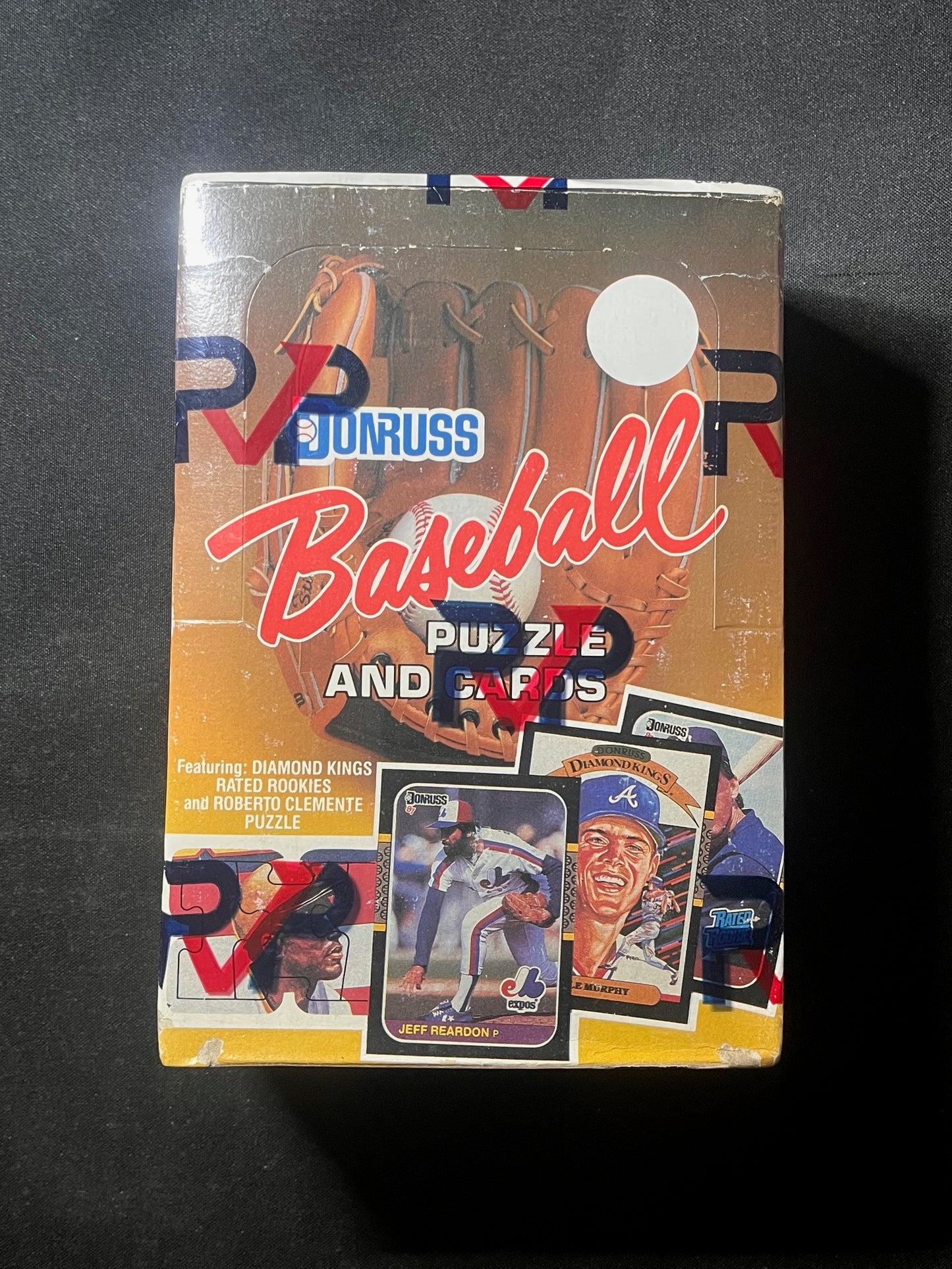 1987 Donruss Baseball Wax Box RVP FASC !