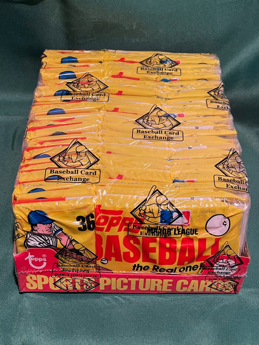 1982 Baseball BBCE FASC Grocery Rack Box