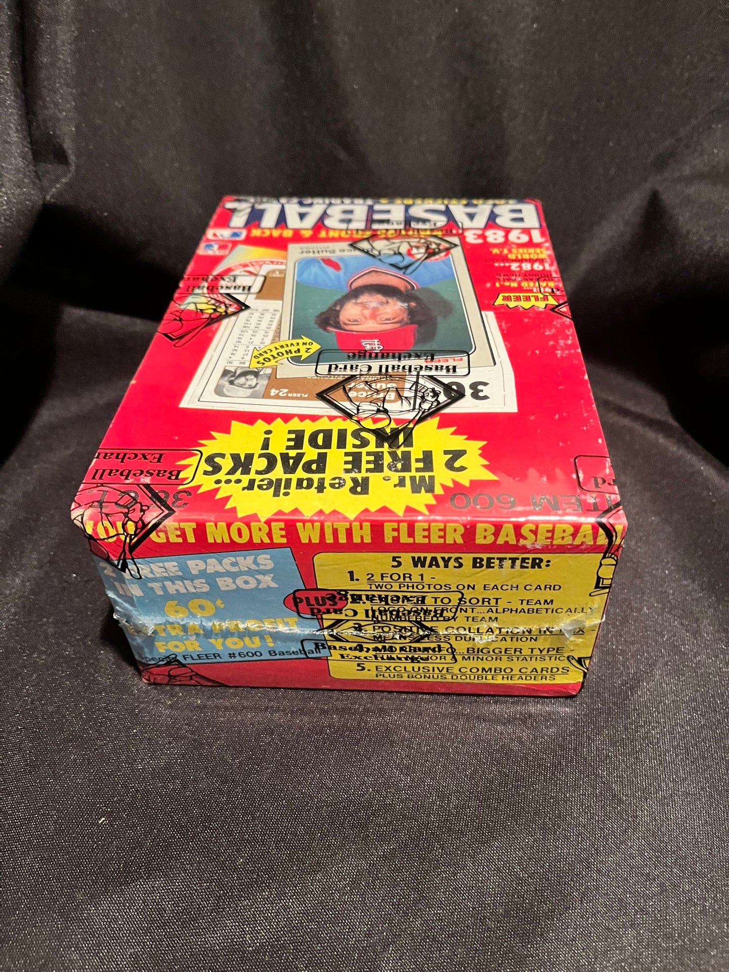 1983 Fleer Baseball BBCE FASC Wax Box