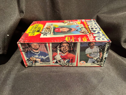 1983 Fleer Baseball BBCE FASC Wax Box