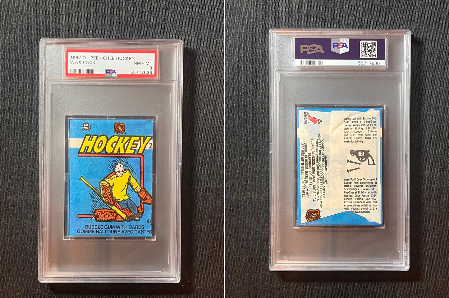 1982 O-PEE-CHEE HOCKEY WAX PACK PSA 8 BEAUTY!