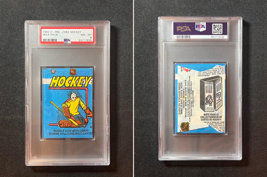 1982 O-PEE-CHEE HOCKEY WAX PACK PSA 8 BEAUTY!