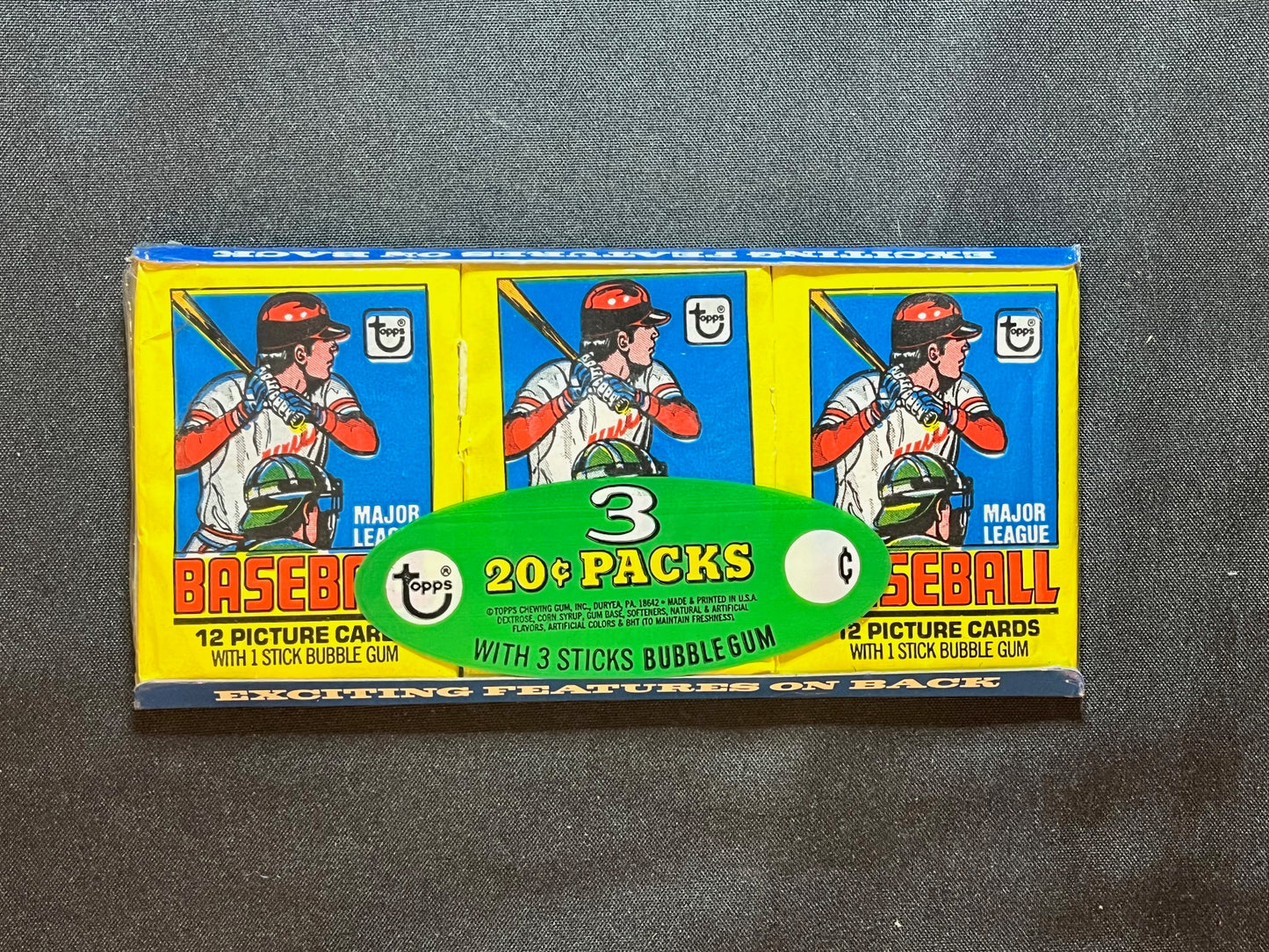 1979 Topps Baseball Wax Pack Tray