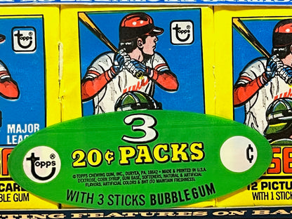 1979 Topps Baseball Wax Pack Tray