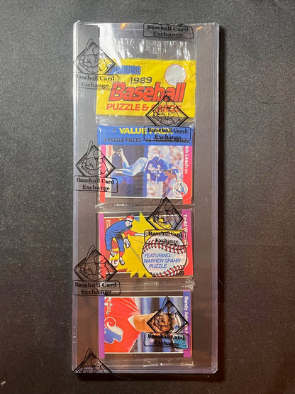 1989 Donruss Rack Pack Randy Johnson RC Showing BBCE Authenticated SHARP