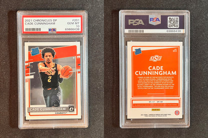 2021 Chronicles Cade Cunningham Rookie RC #201 PSA 10 Pistons Gem Mint!